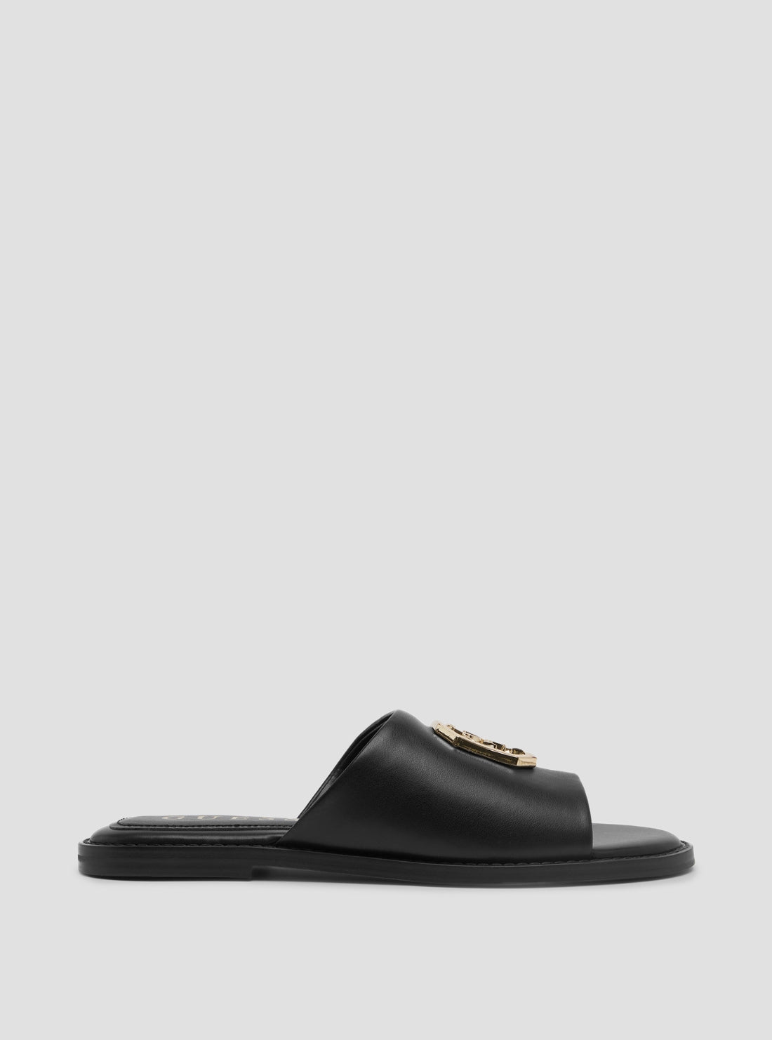 GUESS Footwear Black Graysie4 Slides GRAYSIE Side View