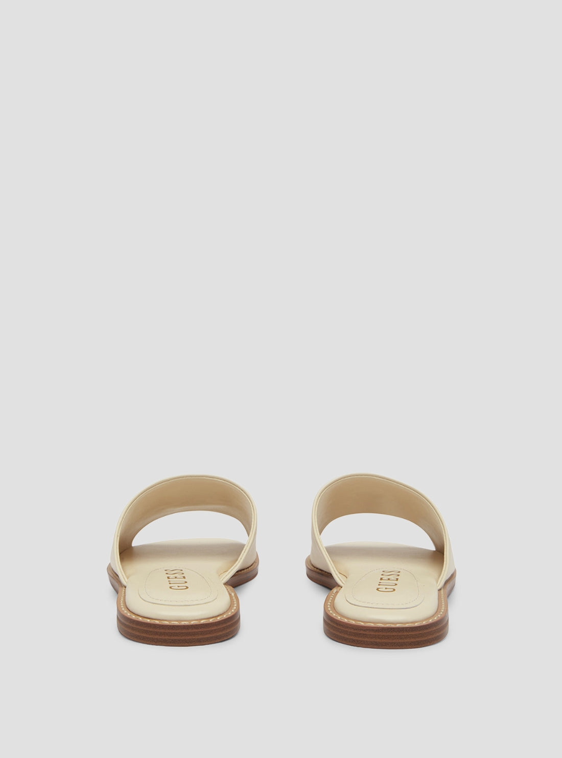 GUESS Footwear Ivory Graysie4 Slides GRAYSIE4 Back View