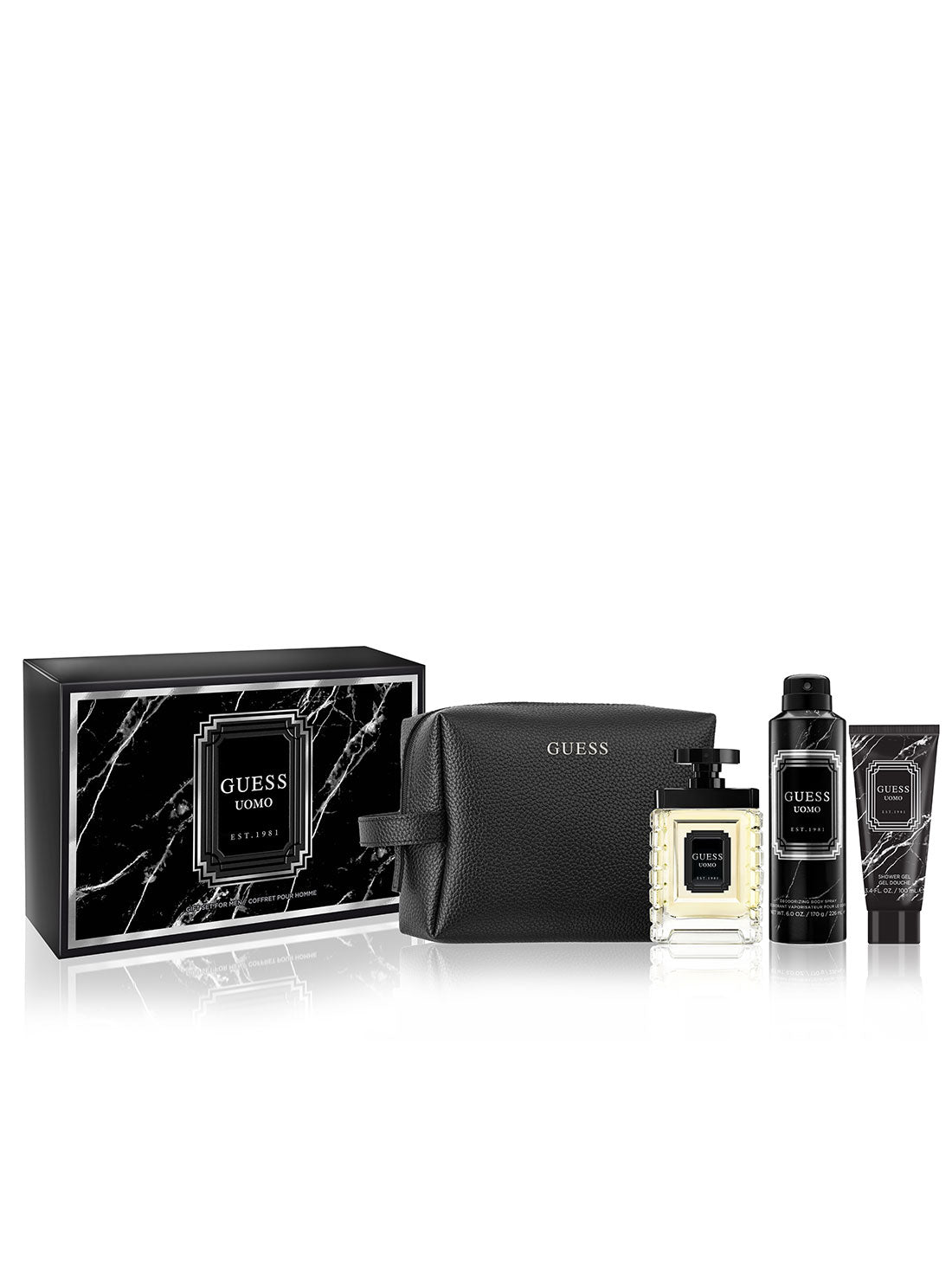 GUESS UOMO Fragrance Gift Set GSF33007 Front View
