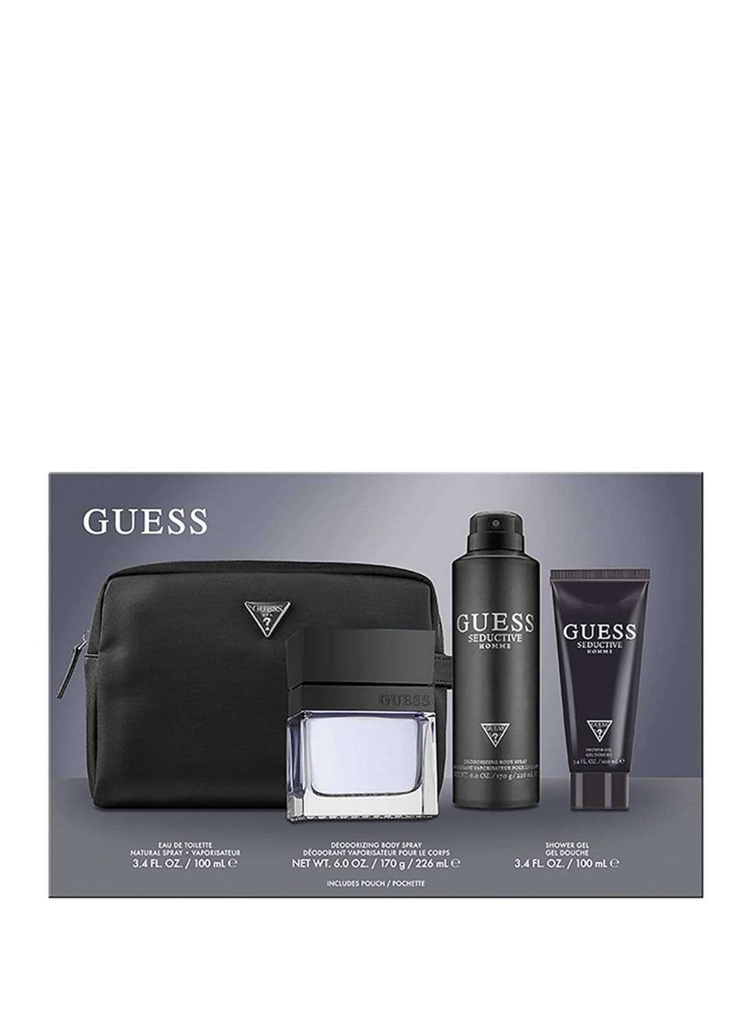 Guess Seductive Homme Gift Set GSF34950 Packaging View