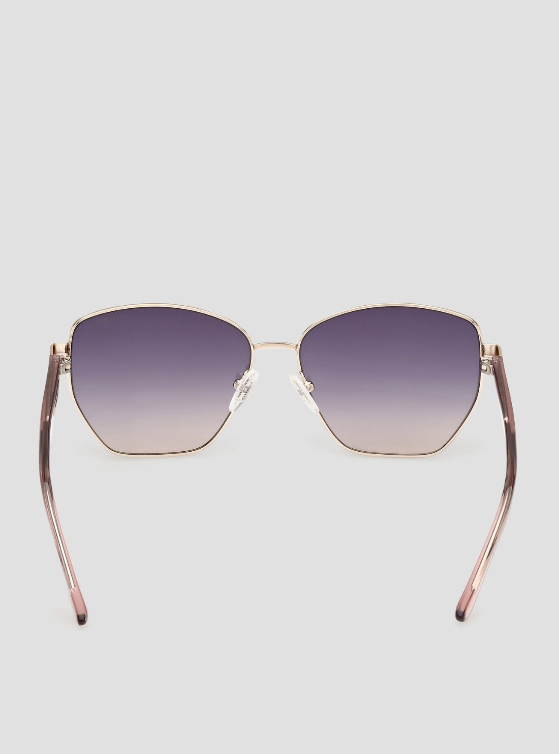 GUESS Womens Grey Josey Butterfly Metal Sunglasses GU00102_20B Back View