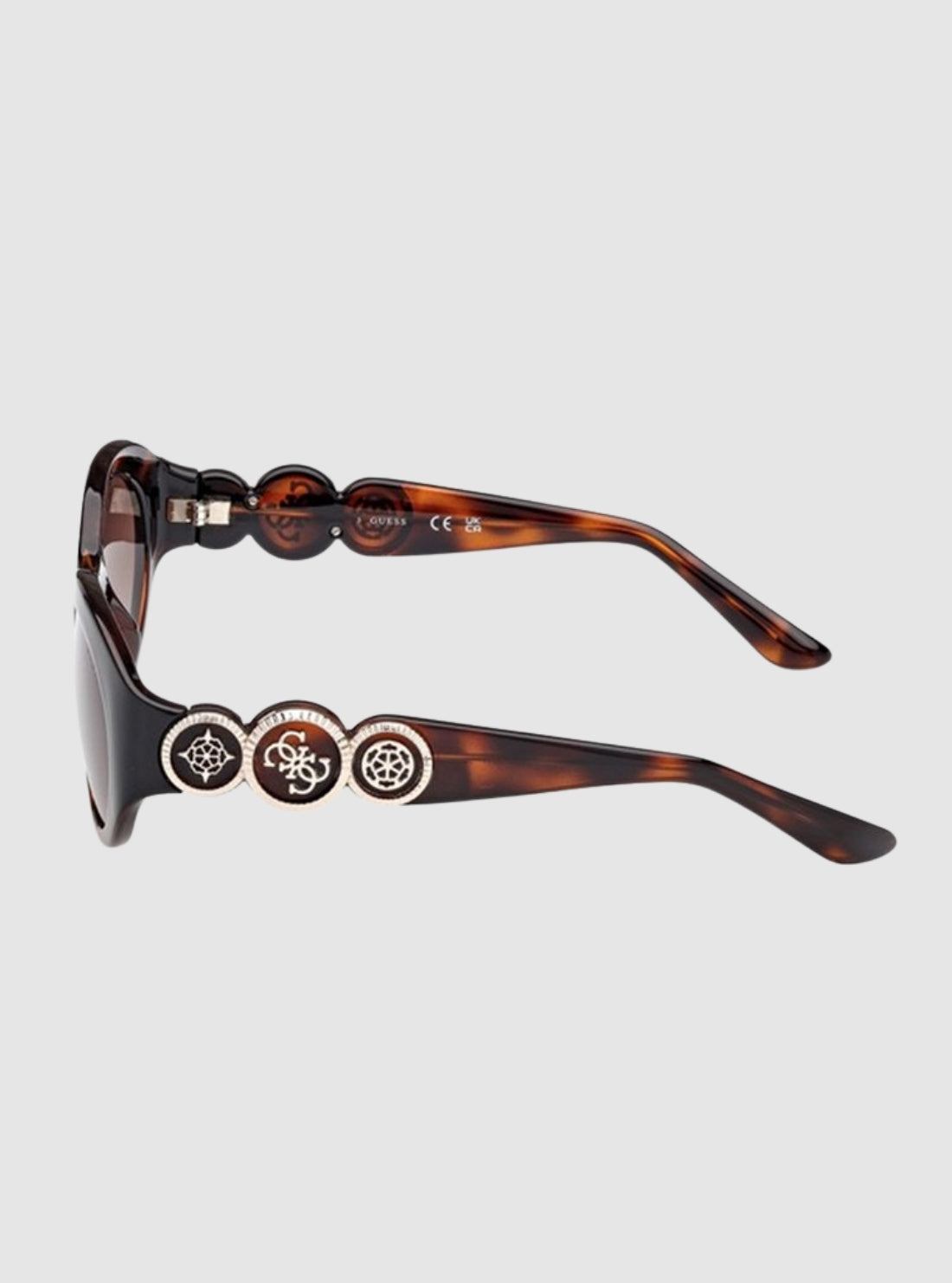 GUESS Accessories Gradient Brown Oval Sunglasses GU00198-H_5352F Side View