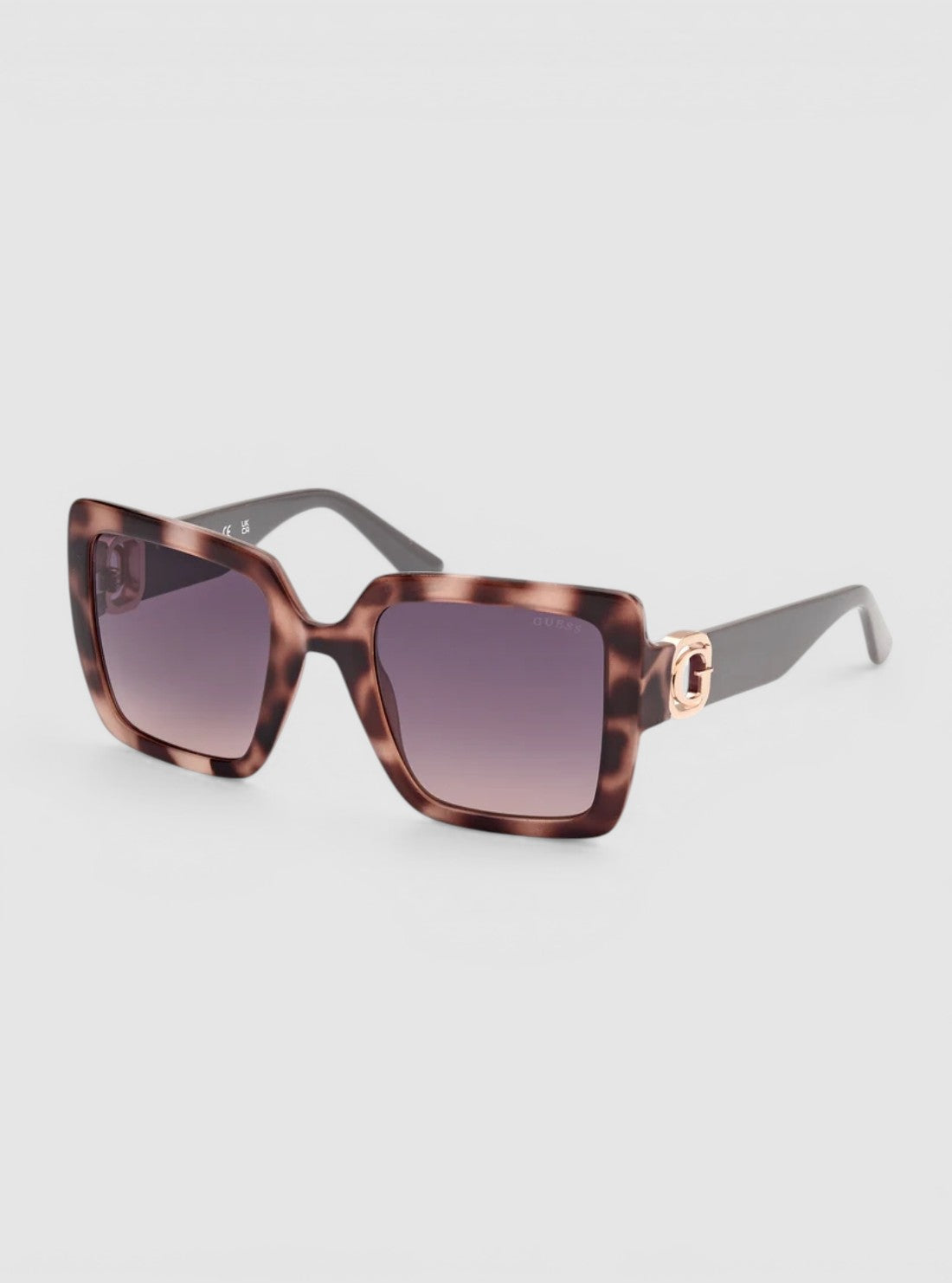 GUESS Accessories Gradient Smoke Square Sunglasses GU00103_5255B Side View