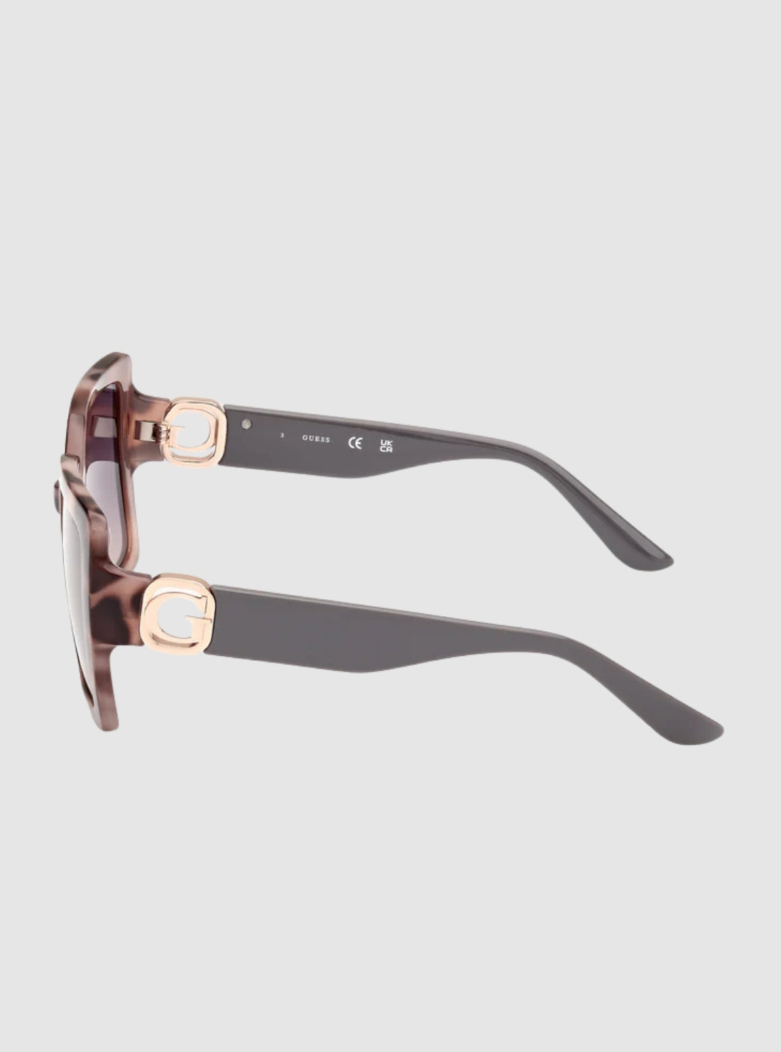 GUESS Accessories Gradient Smoke Square Sunglasses GU00103_5255B Side View