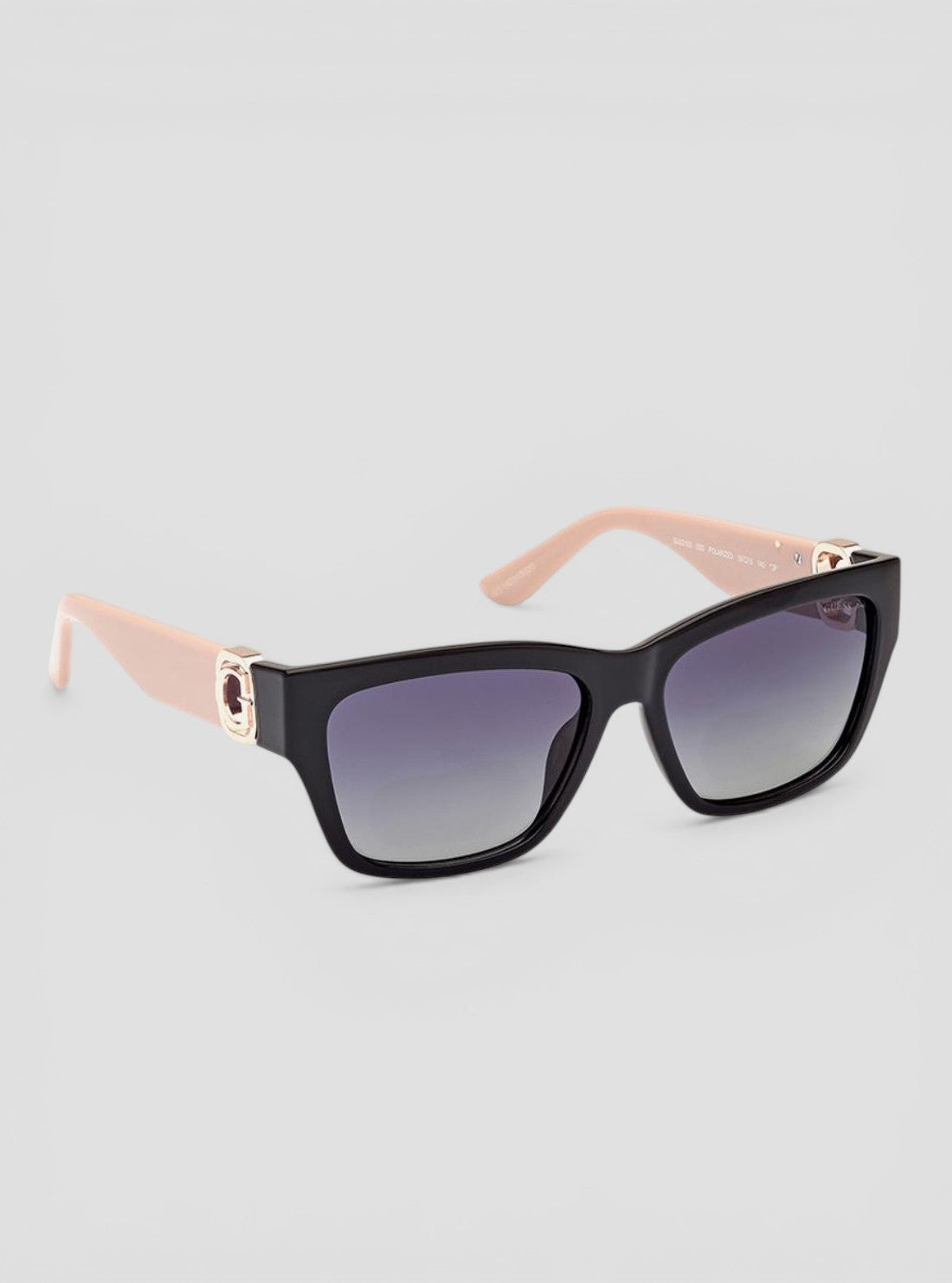 GUESS Accessories Black Polarized Square Sunglasses GU00105 Side view