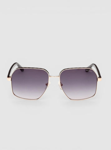 GUESS Accessories Black Gradient Smoke Square Sunglasses GU00107_5805B Front View