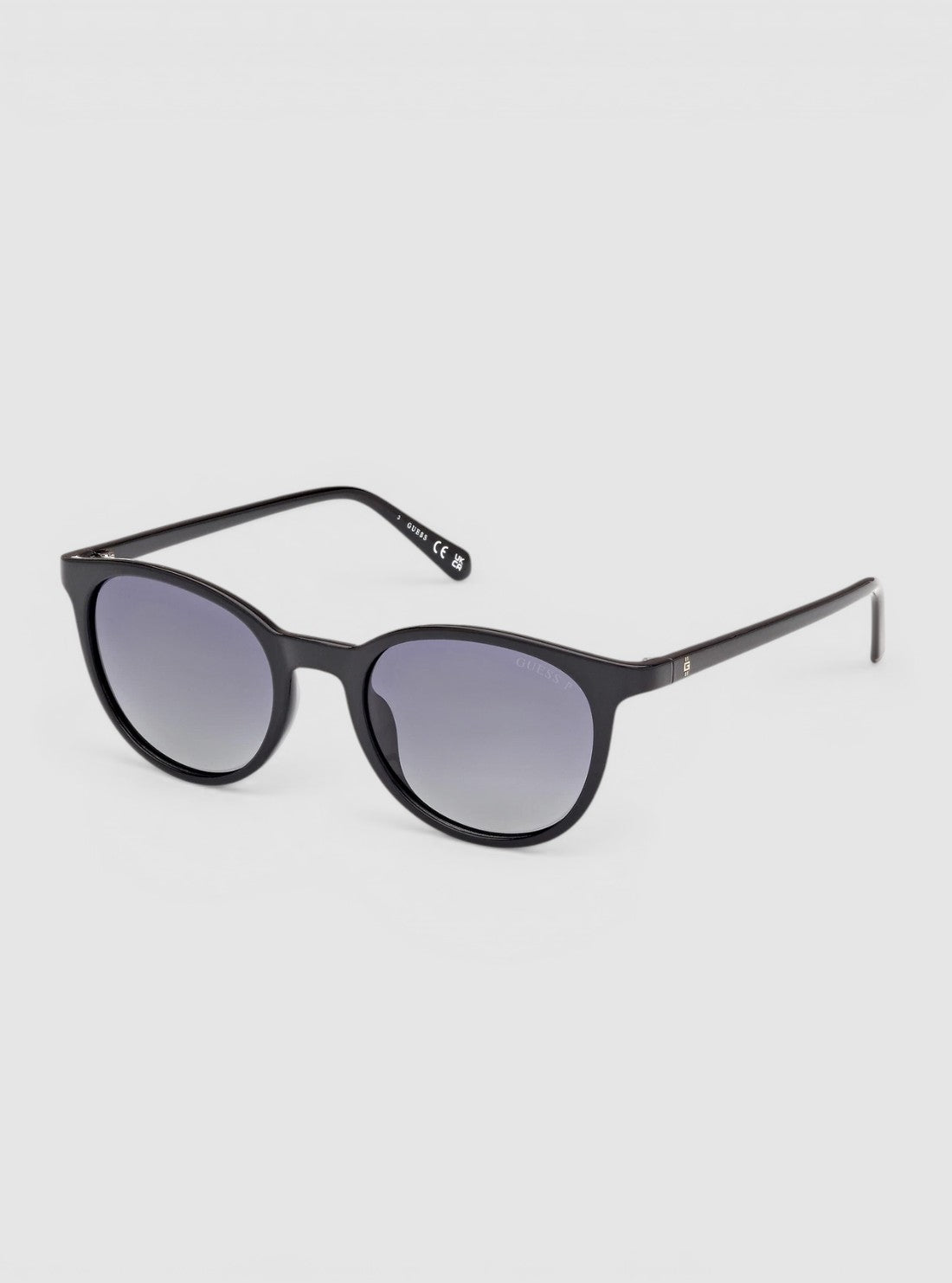 GUESS Accessories Black Injected Round Sunglasses GU0011801D Side View