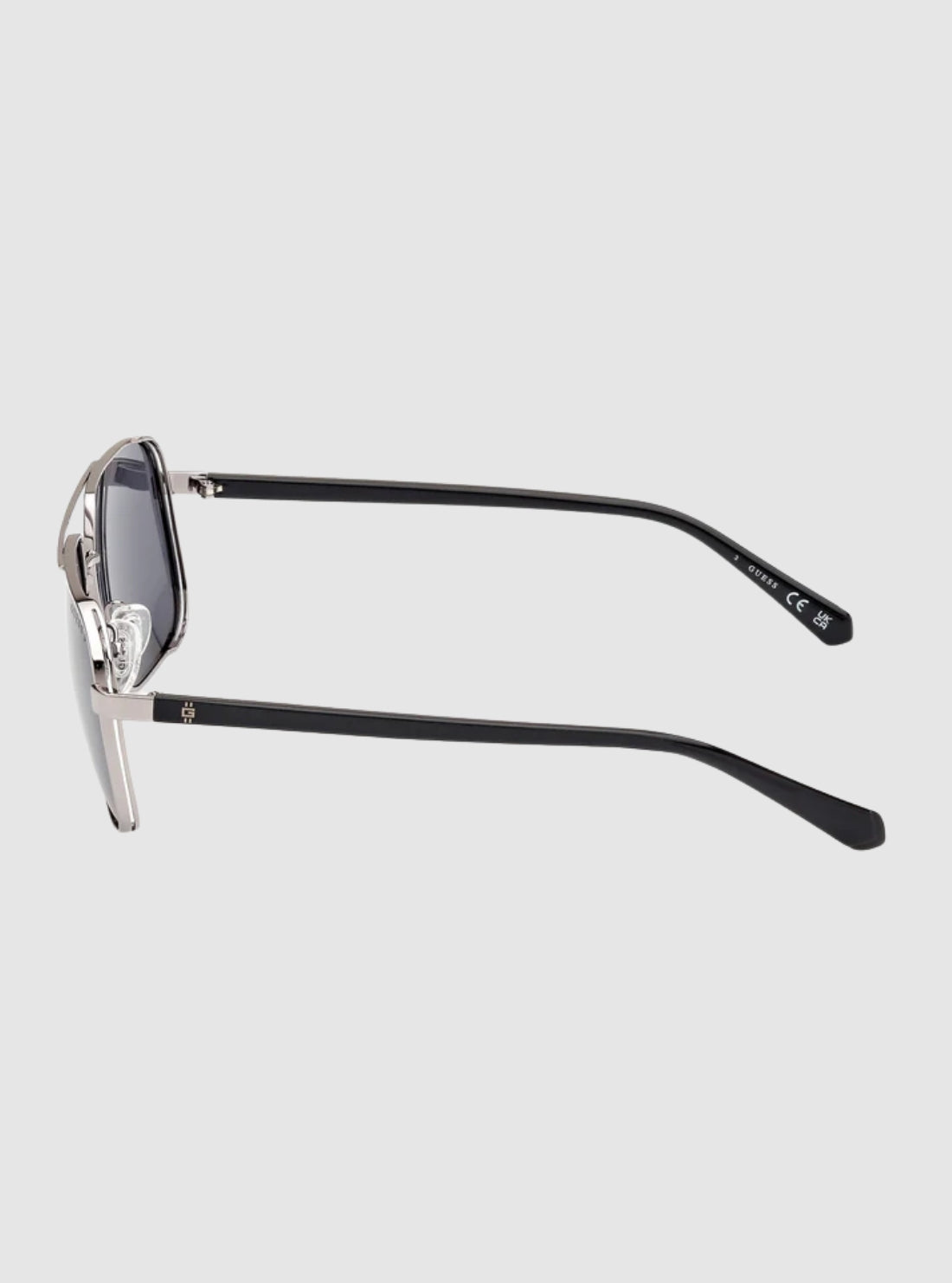 GUESS Accessories Grey Polarised Aviator Sunglasses GU00119_5808D Side View