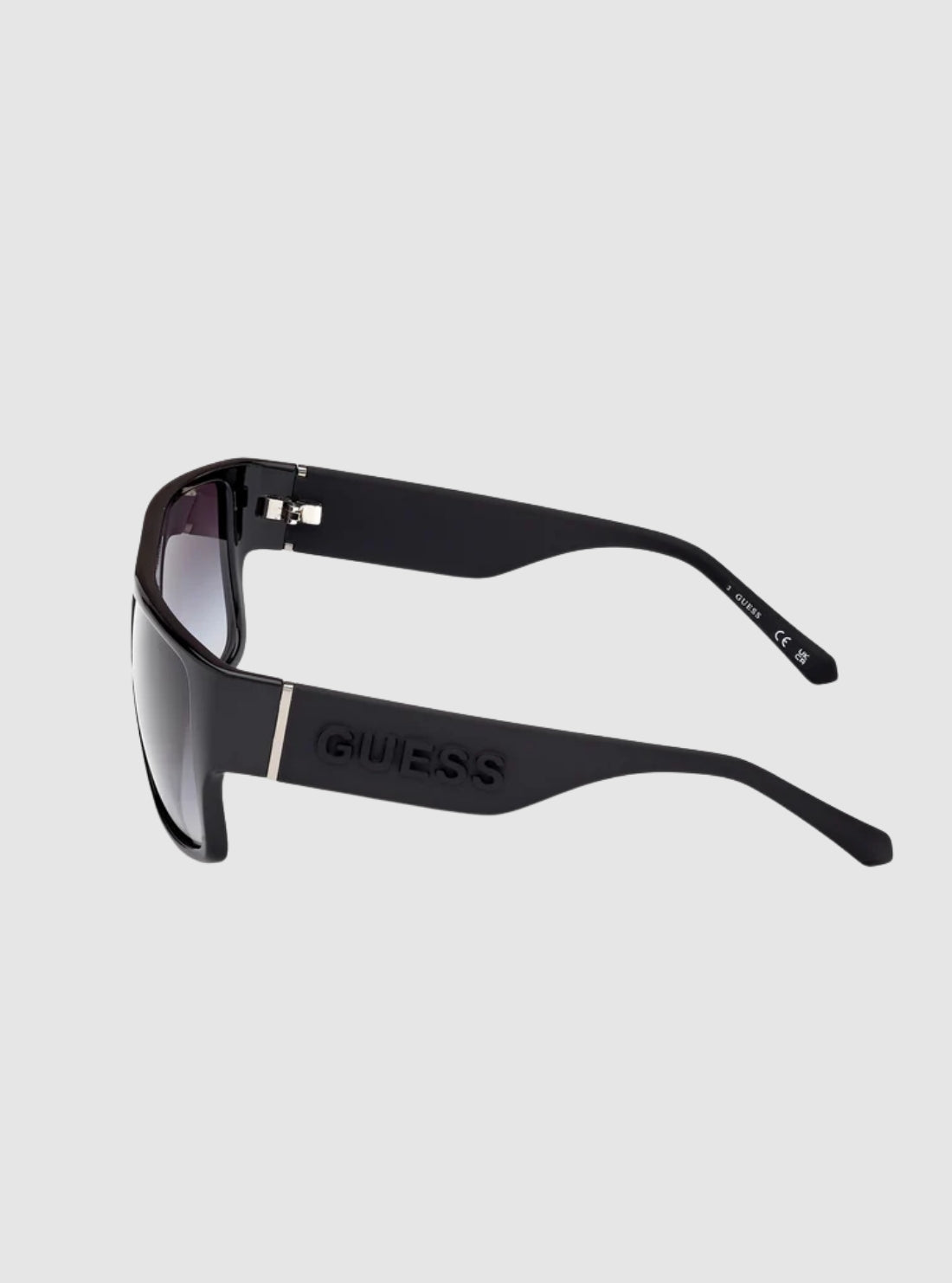 GUESS Accessories Black Injected Square Sunglasses GU0016501B Side View