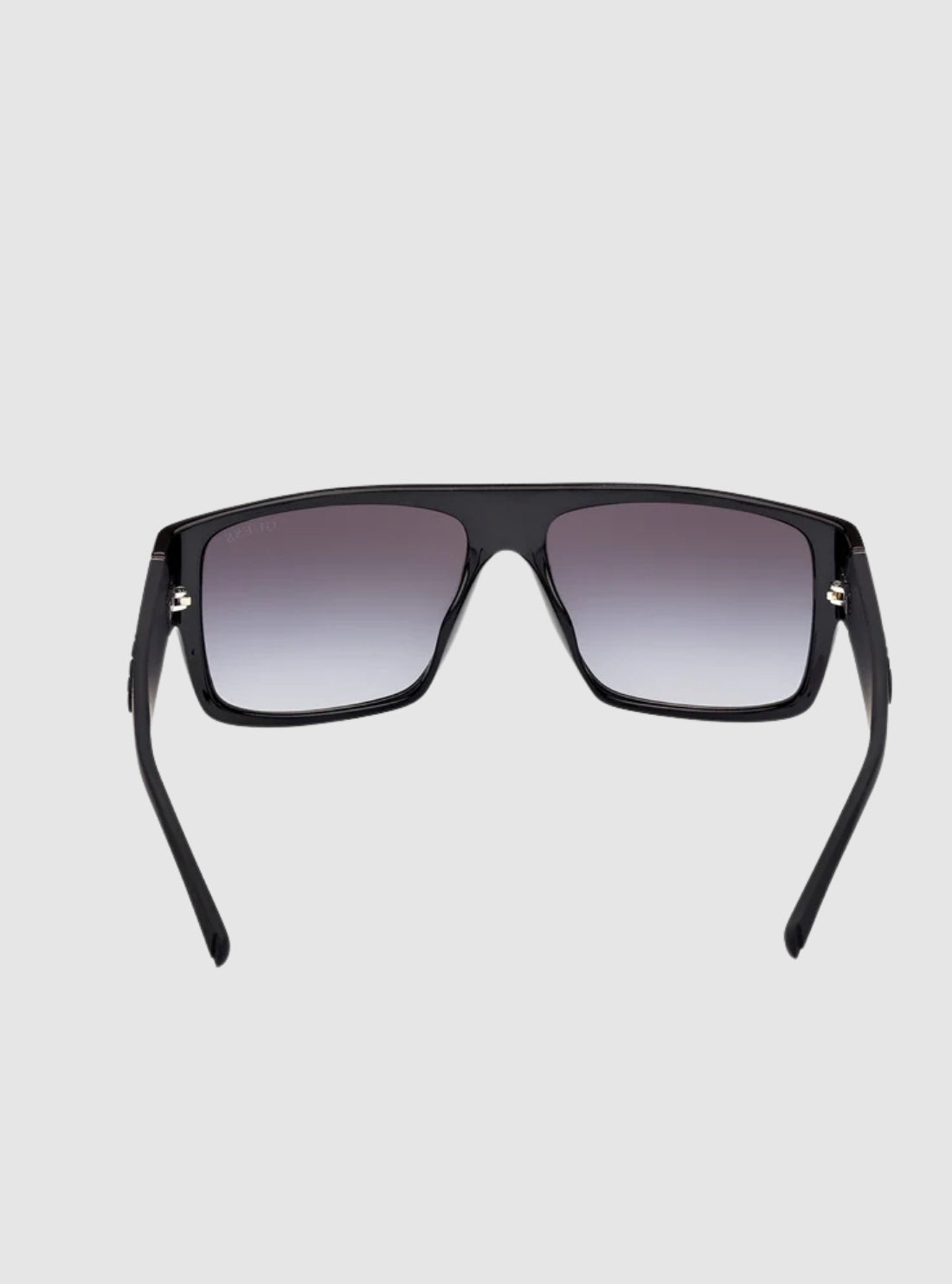 GUESS Accessories Black Injected Square Sunglasses GU0016501B Back View