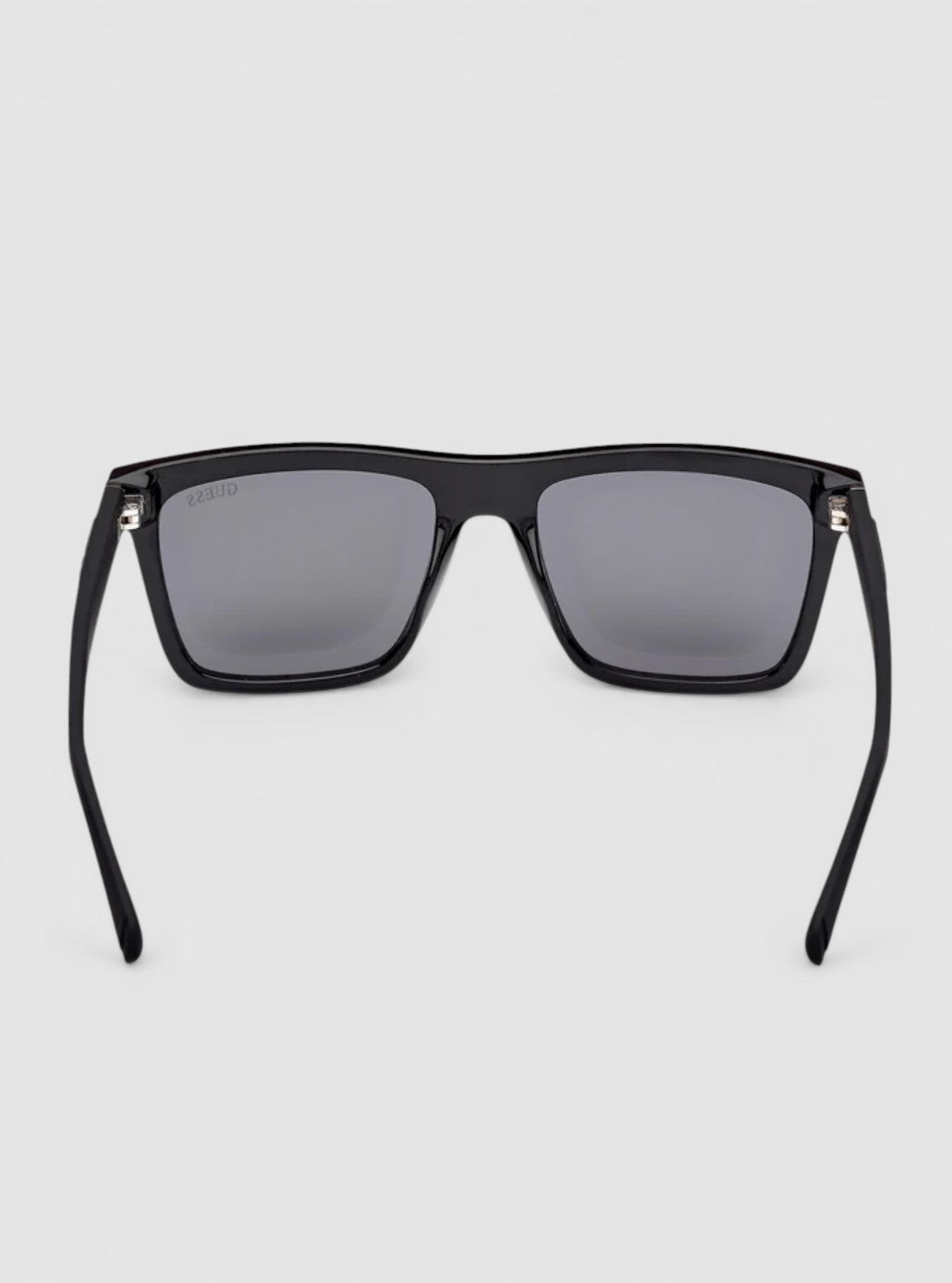GUESS Accessories Black Smoke Square Sunglasses GU0016601A Back View