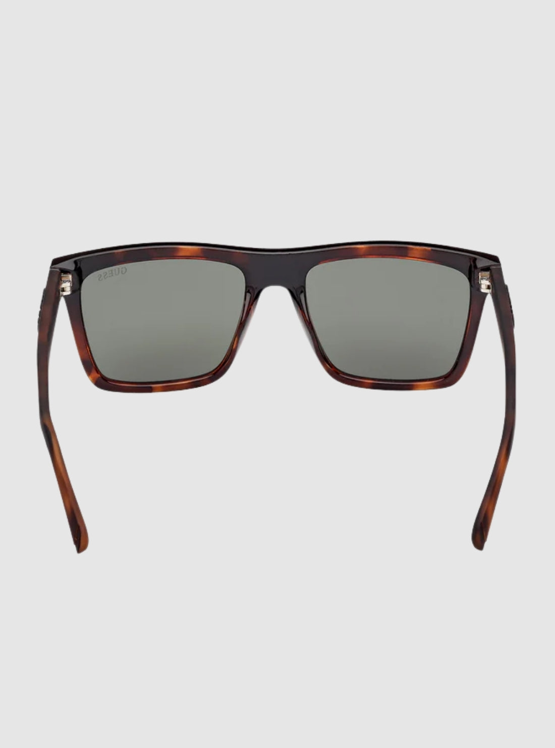 GUESS Accessories Dark Havana Square Sunglasses GU0016652N Back View