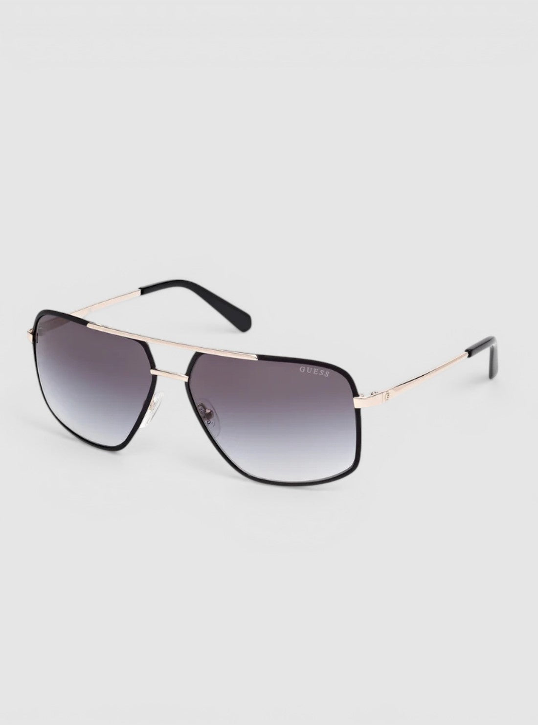 GUESS Accessories Black Gradient Smoke Aviator Sunglasses GU0016702B Side View