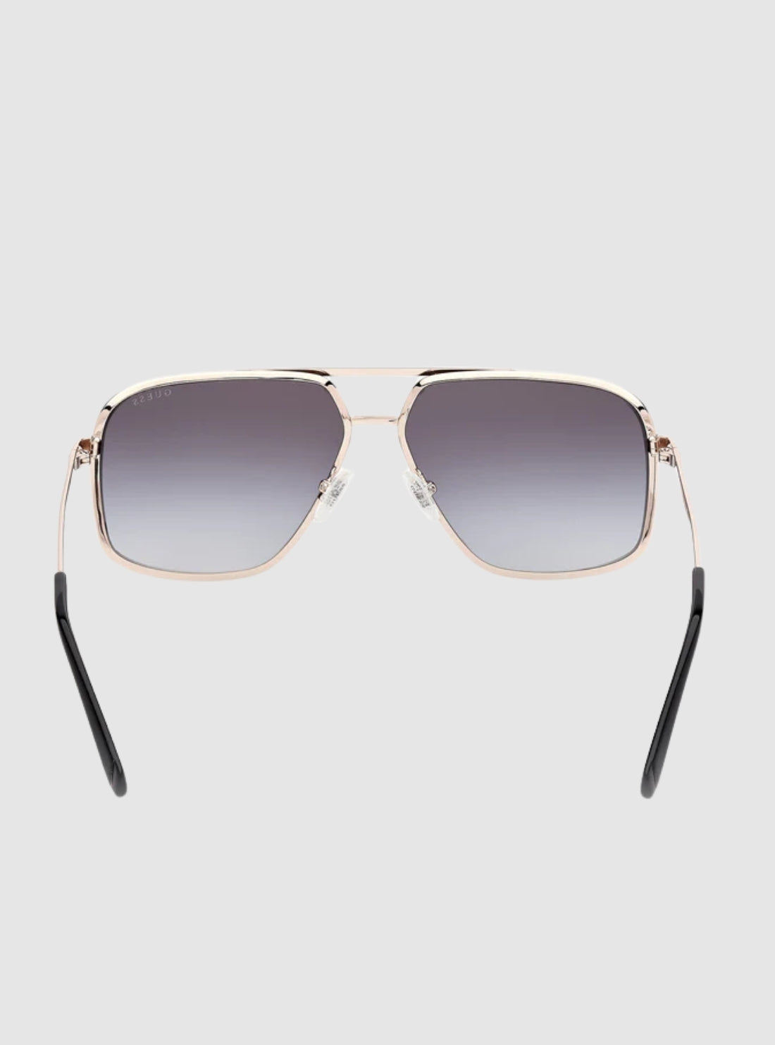 GUESS Accessories Black Gradient Smoke Aviator Sunglasses GU0016702B Back View
