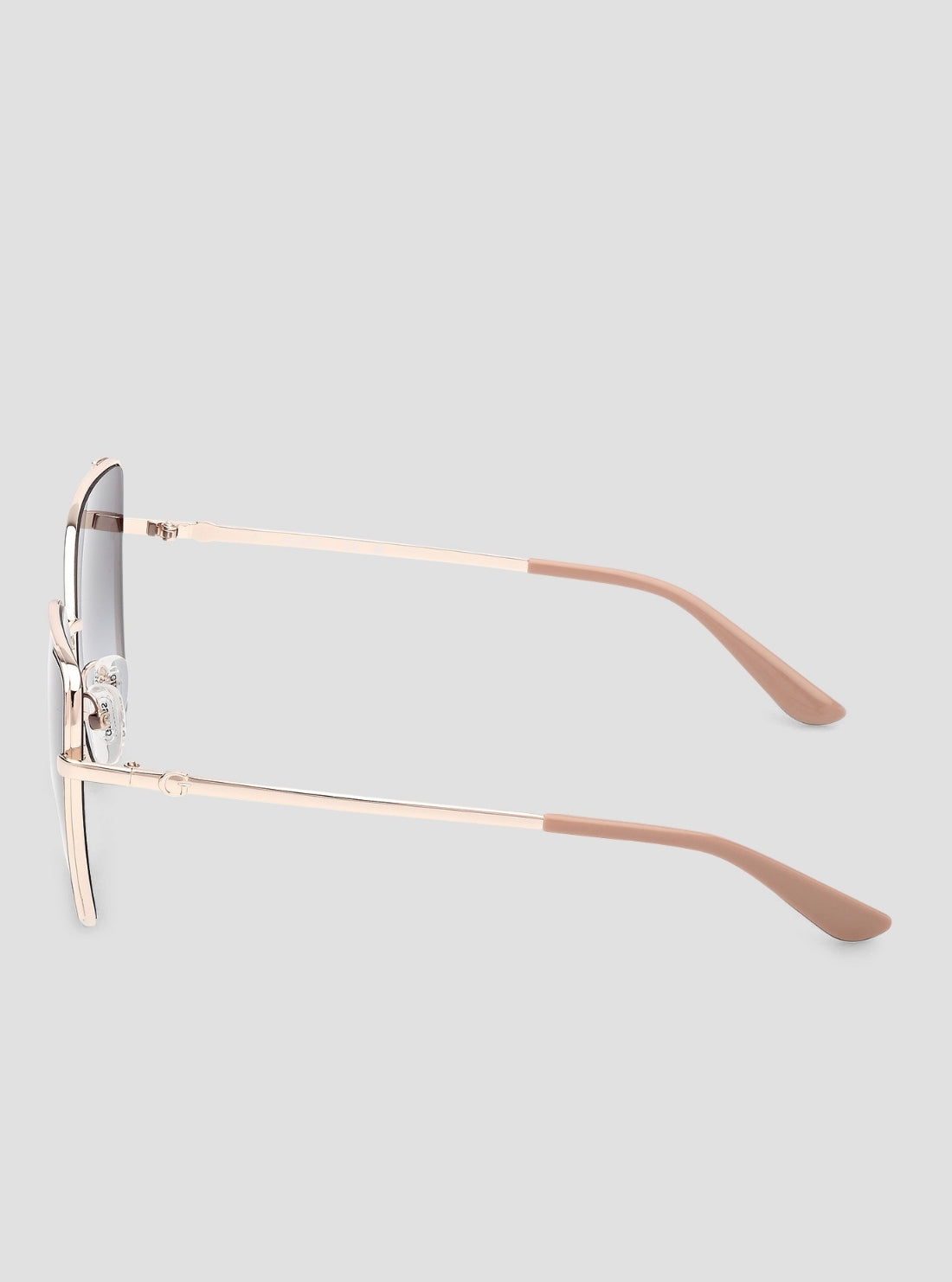 GUESS Womens Gold Black Geometric Butterfly Sunglasses GU00192 Side View