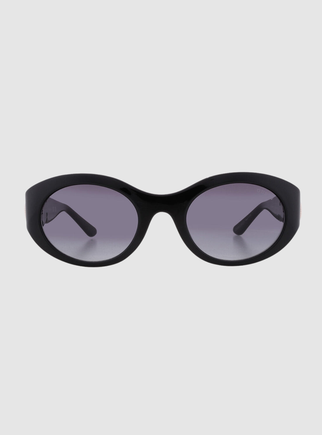GUESS Accessories Black Oval Sunglasses GU00198-H01B Front View