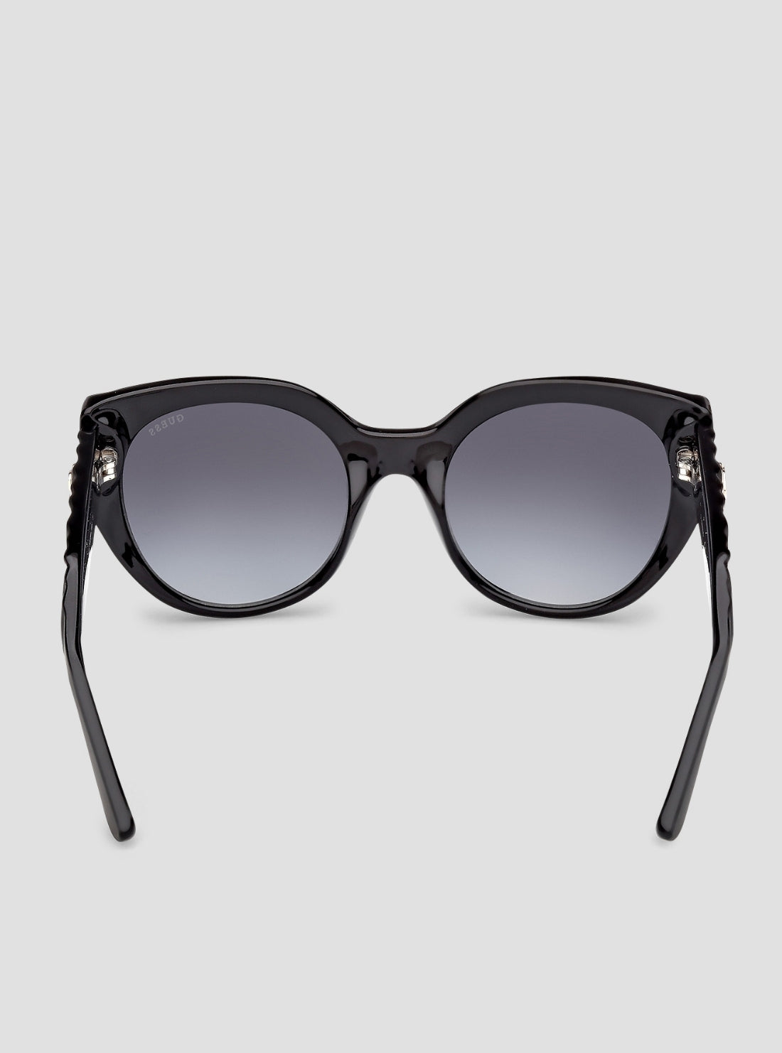 GUESS Womens Gradient Black Adina Cat Eye Sunglasses GU00255 Back View