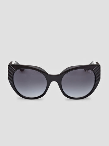 GUESS Womens Gradient Black Adina Cat Eye Sunglasses GU00255 Front View