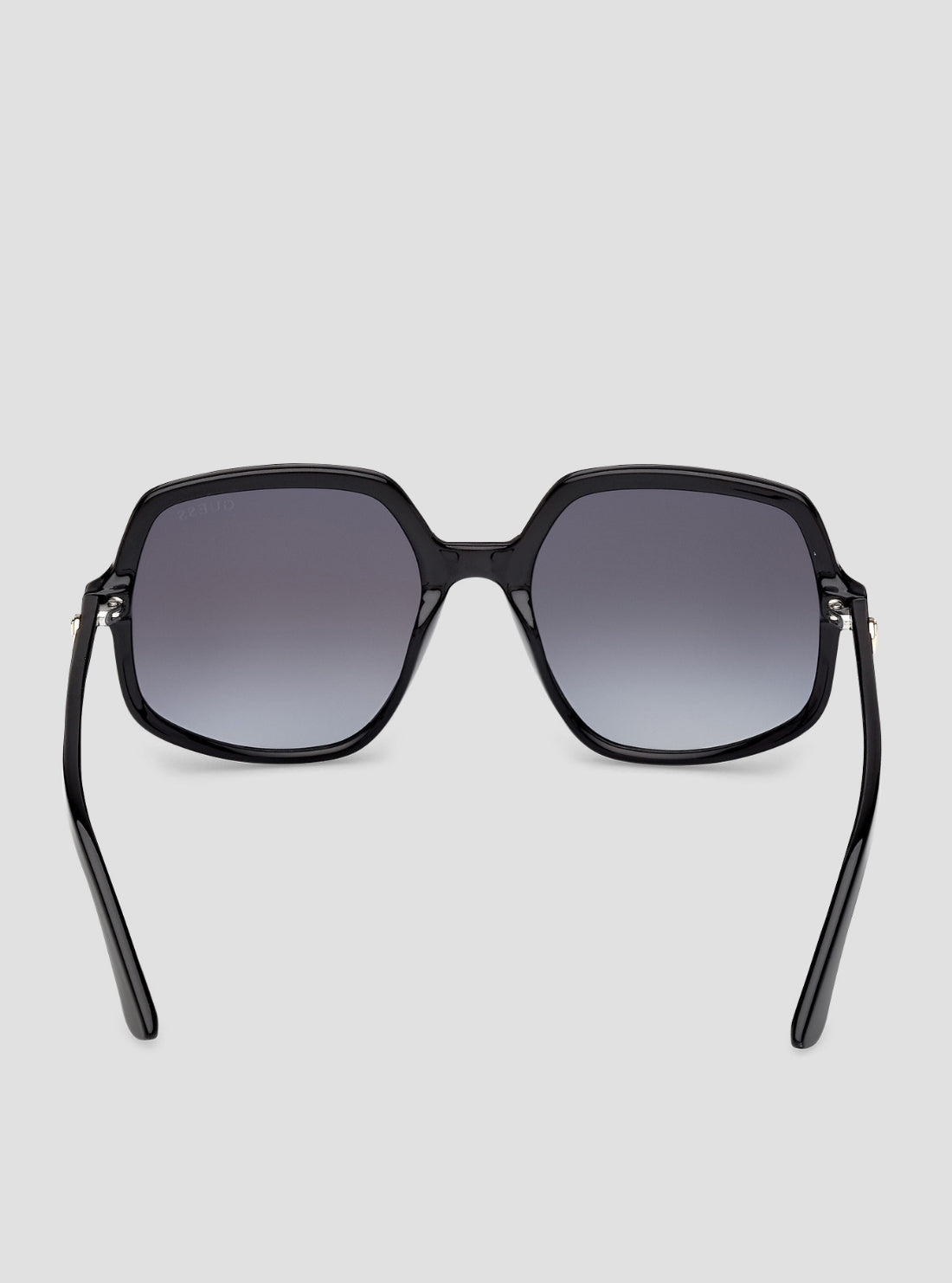 GUESS Womens Black Gradient Square Sunglasses GU00257 Back View