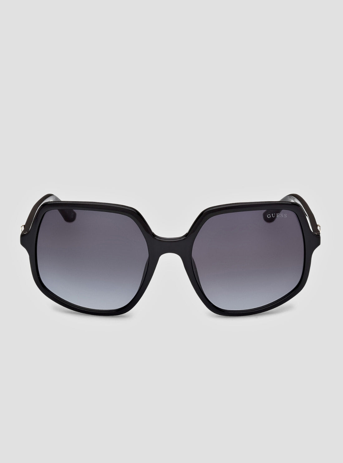 GUESS Womens Black Gradient Square Sunglasses GU00257 Front View