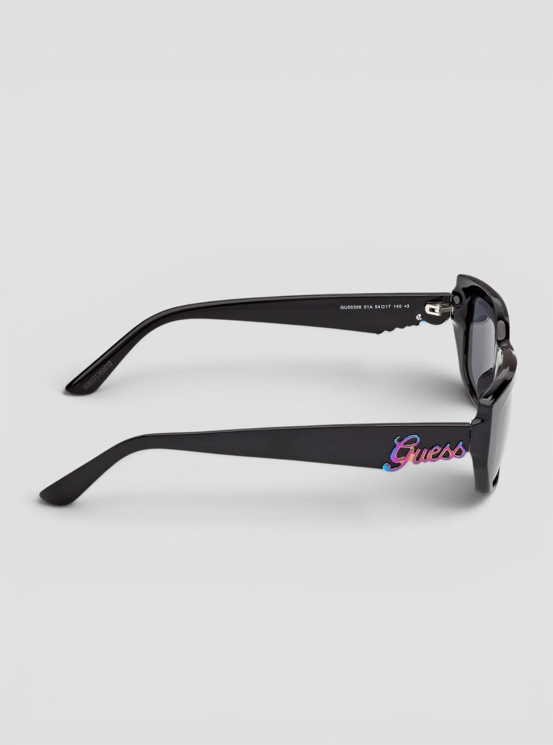 GUESS Accessories Black Rectangular Sunglasses GU0030601A Side View2