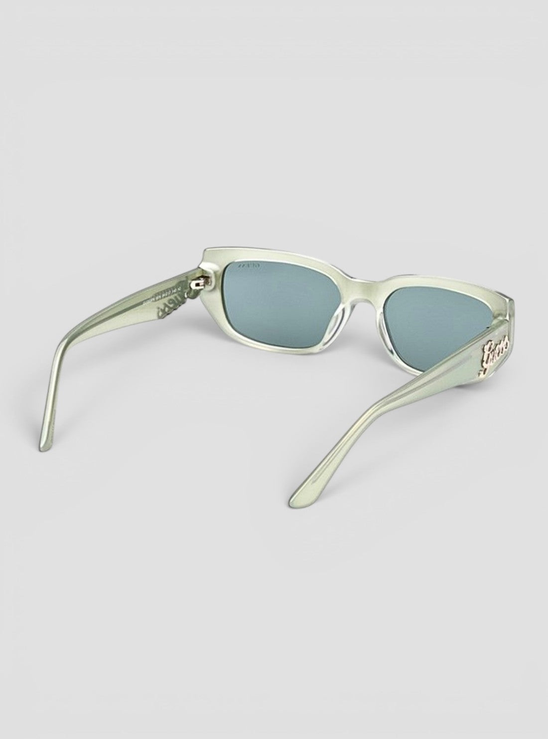 GUESS Accessories Light Green Rectangular Sunglasses GU0030695N Back View
