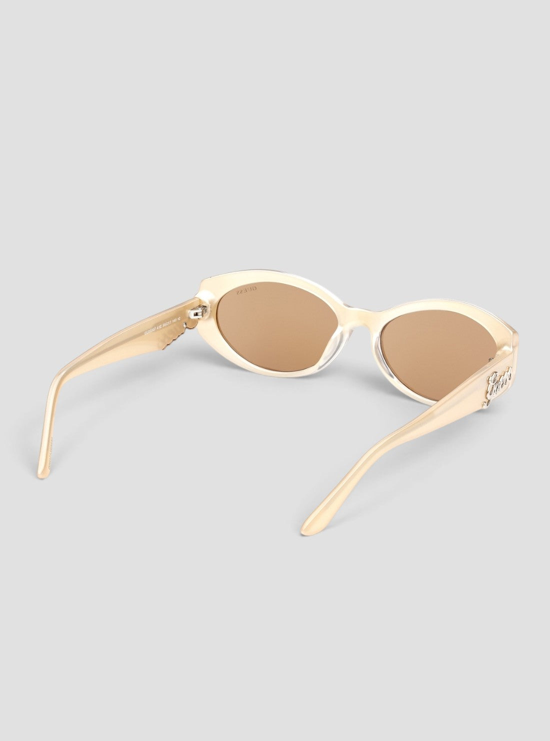 GUESS Accessories Yellow Oval Sunglasses GU0030741E Back Side View2