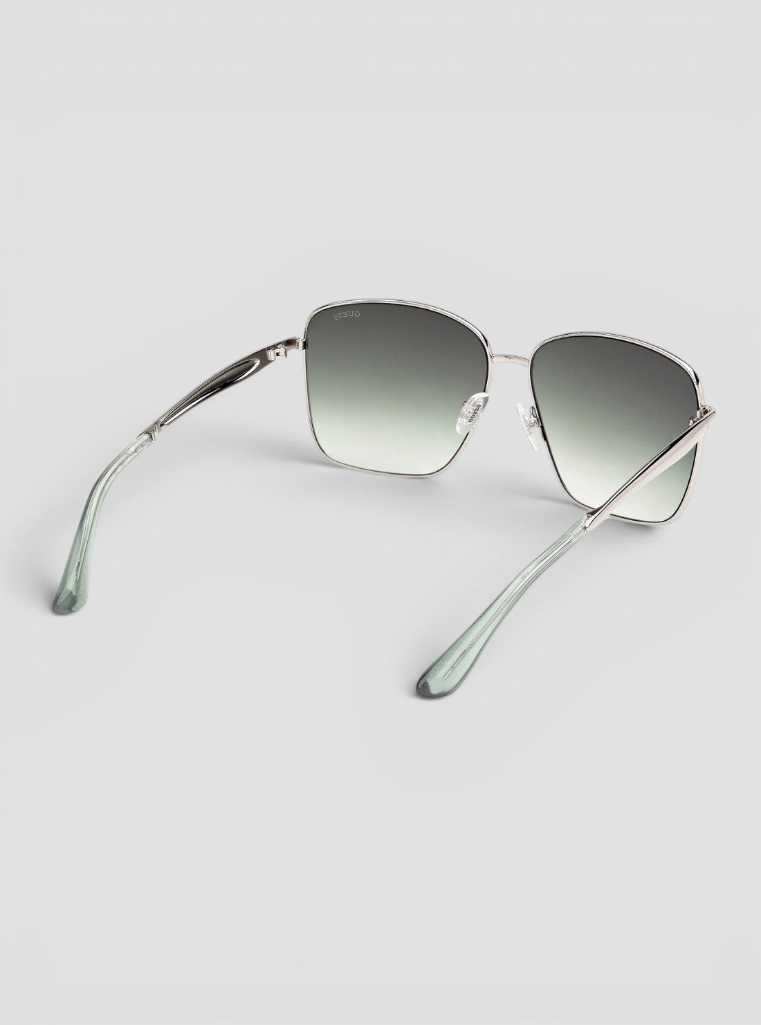 GUESS Accessories Gradient Green Square Sunglasses GU0030810P Back View1