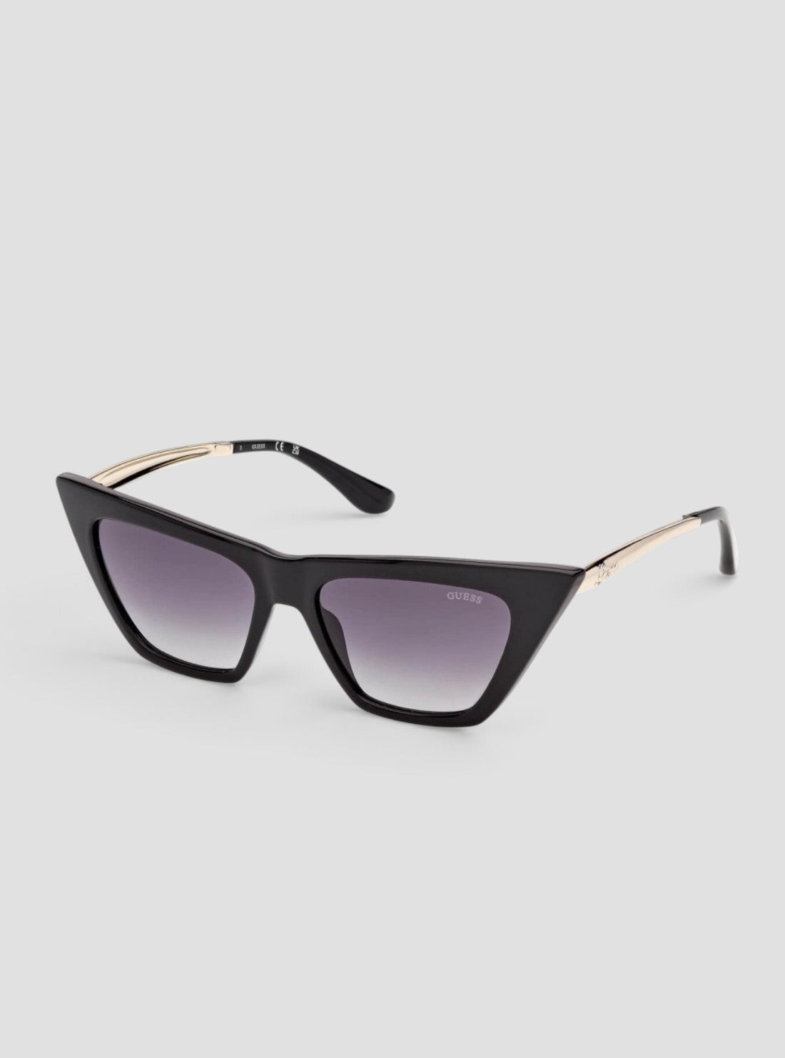 GUESS Accessories Black Andrea Cat Eye Sunglasses GU0031001B Side View