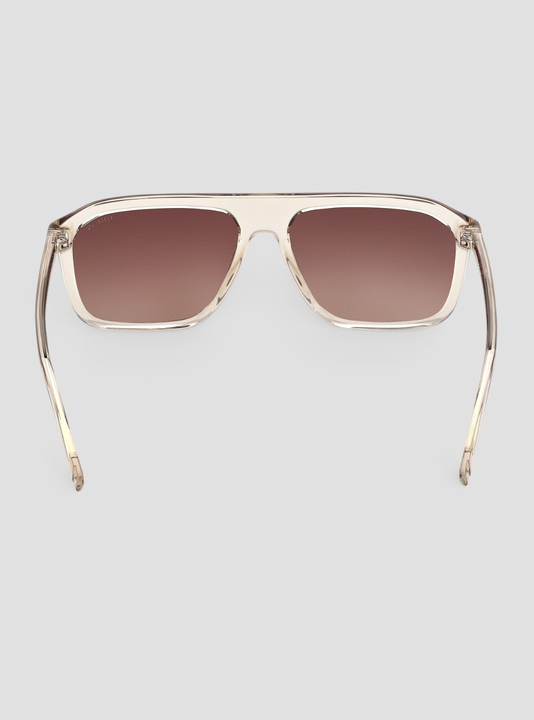 GUESS Accessories Gradient Brown Square Sunglasses GU0031145F Back View