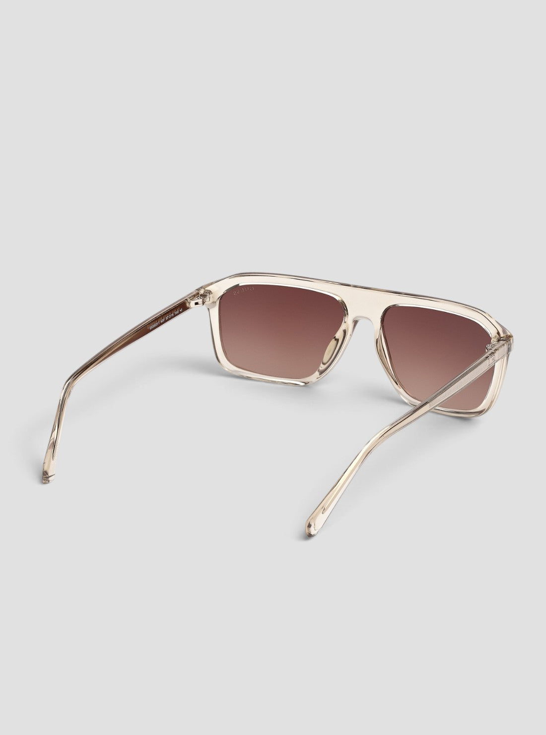 GUESS Accessories Gradient Brown Square Sunglasses GU0031145F Back View
