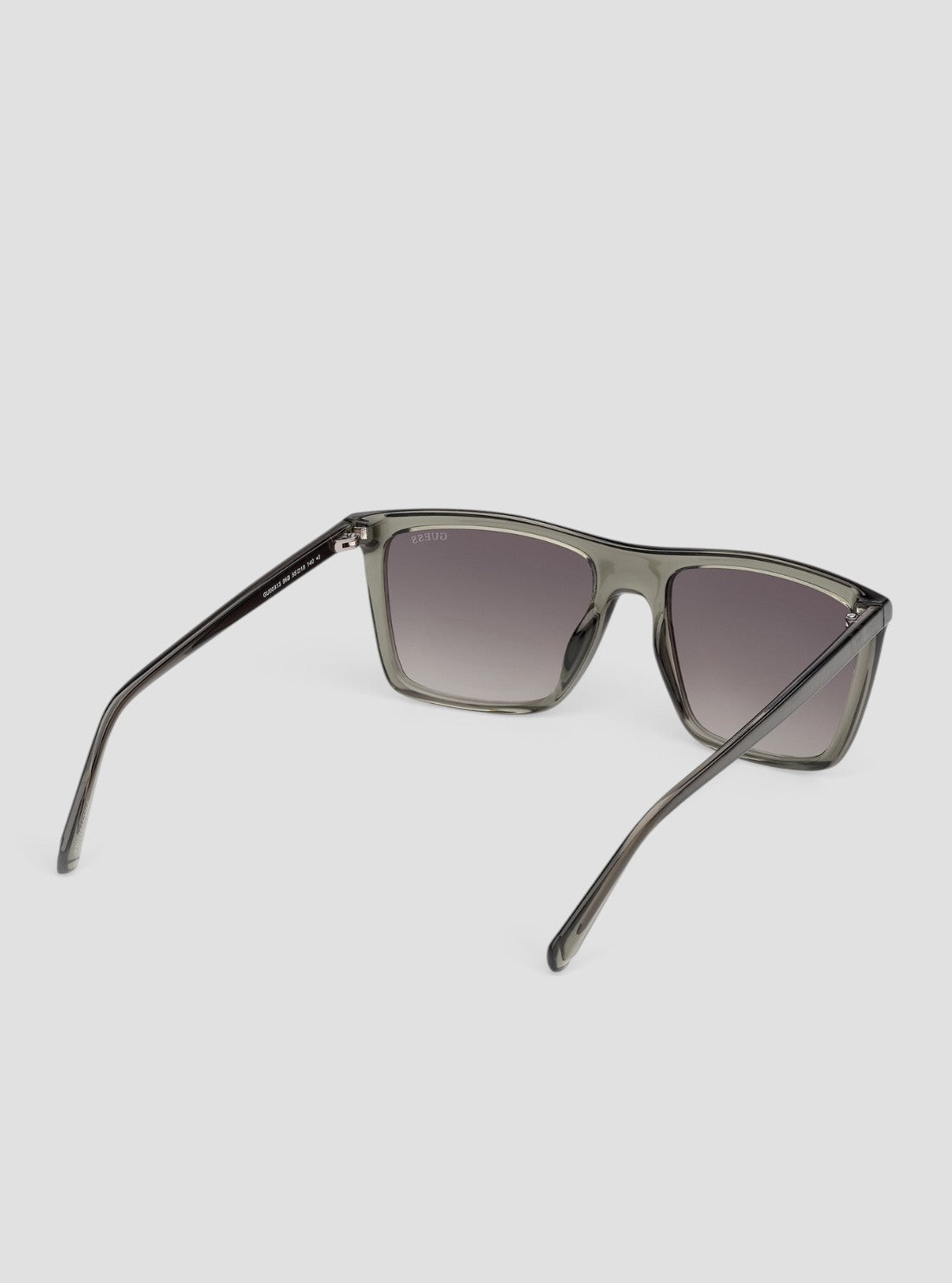 GUESS Accessories Dark Green Square Sunglasses GU0031396B Back Side View