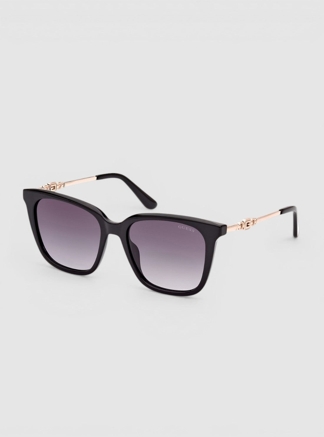 GUESS Accessories Black Square Sunglasses GU7886-01B Side View