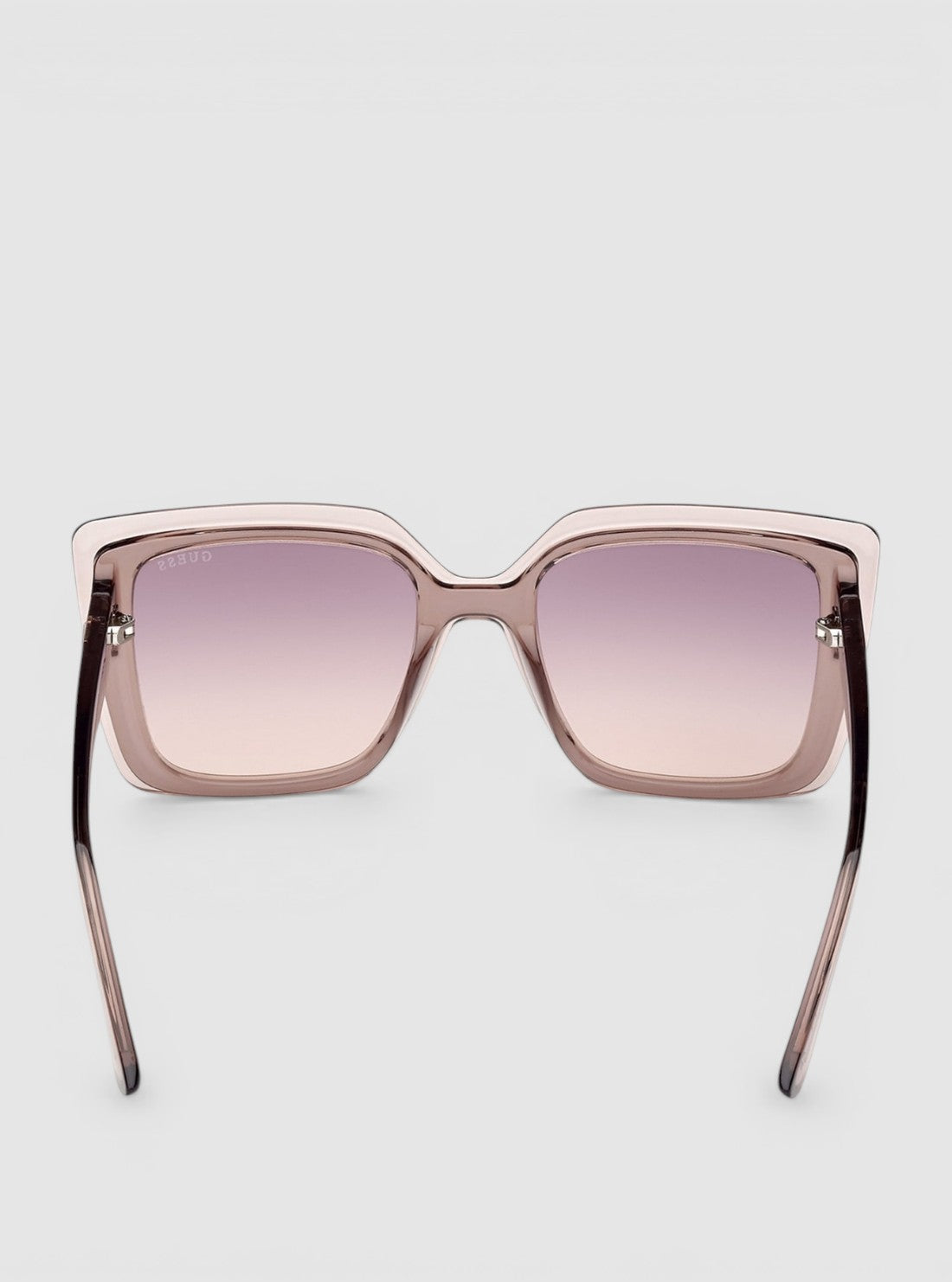 GUESS Accessories Gradient Violet Square Sunglasses GU7908-59Z Back View