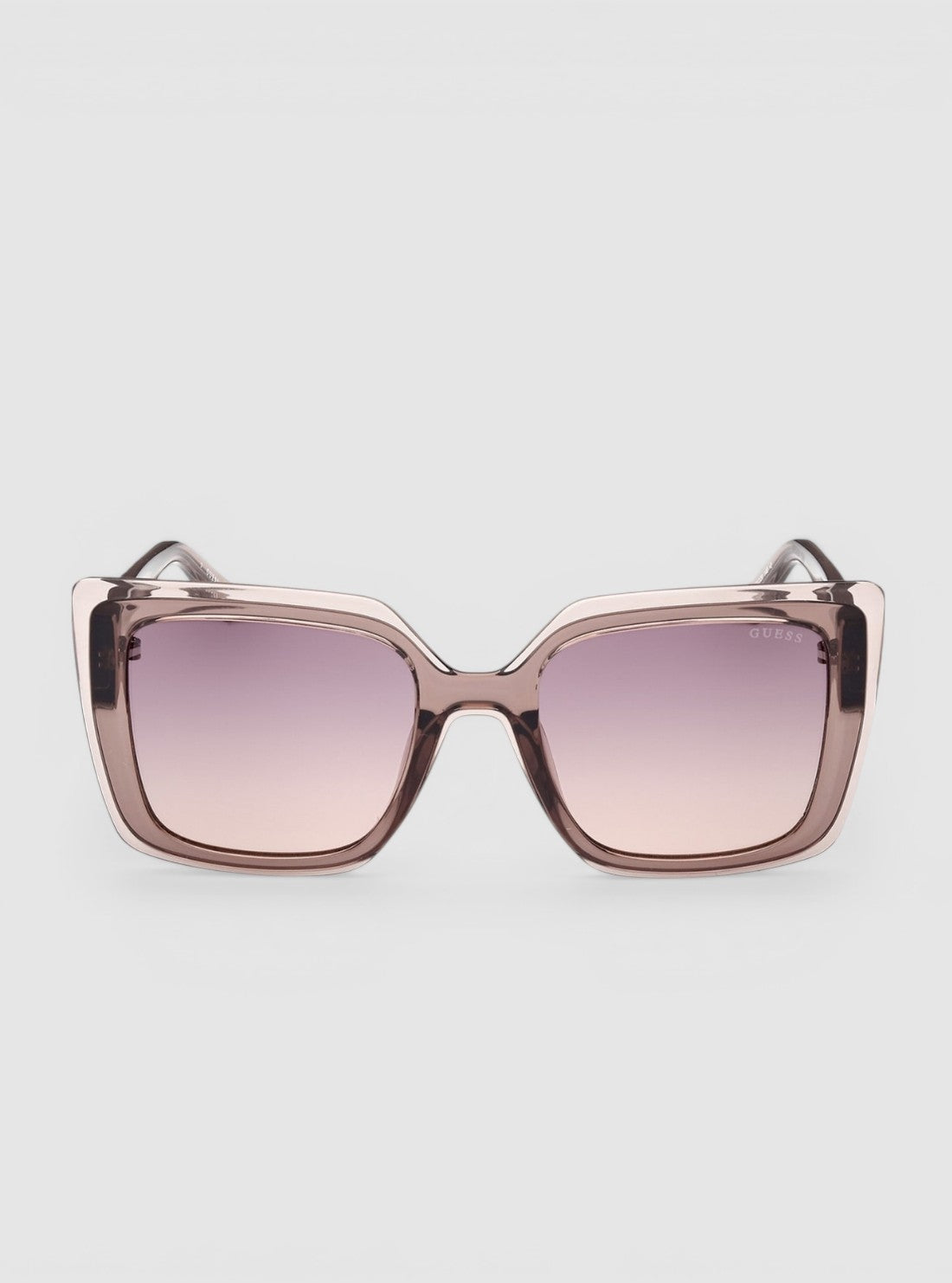 GUESS Accessories Gradient Violet Square Sunglasses GU7908-59Z Front View