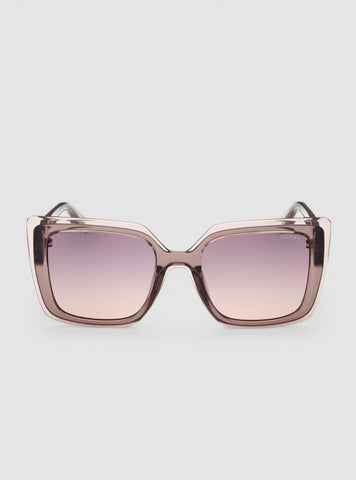 GUESS Accessories Gradient Violet Square Sunglasses GU7908-59Z Front View