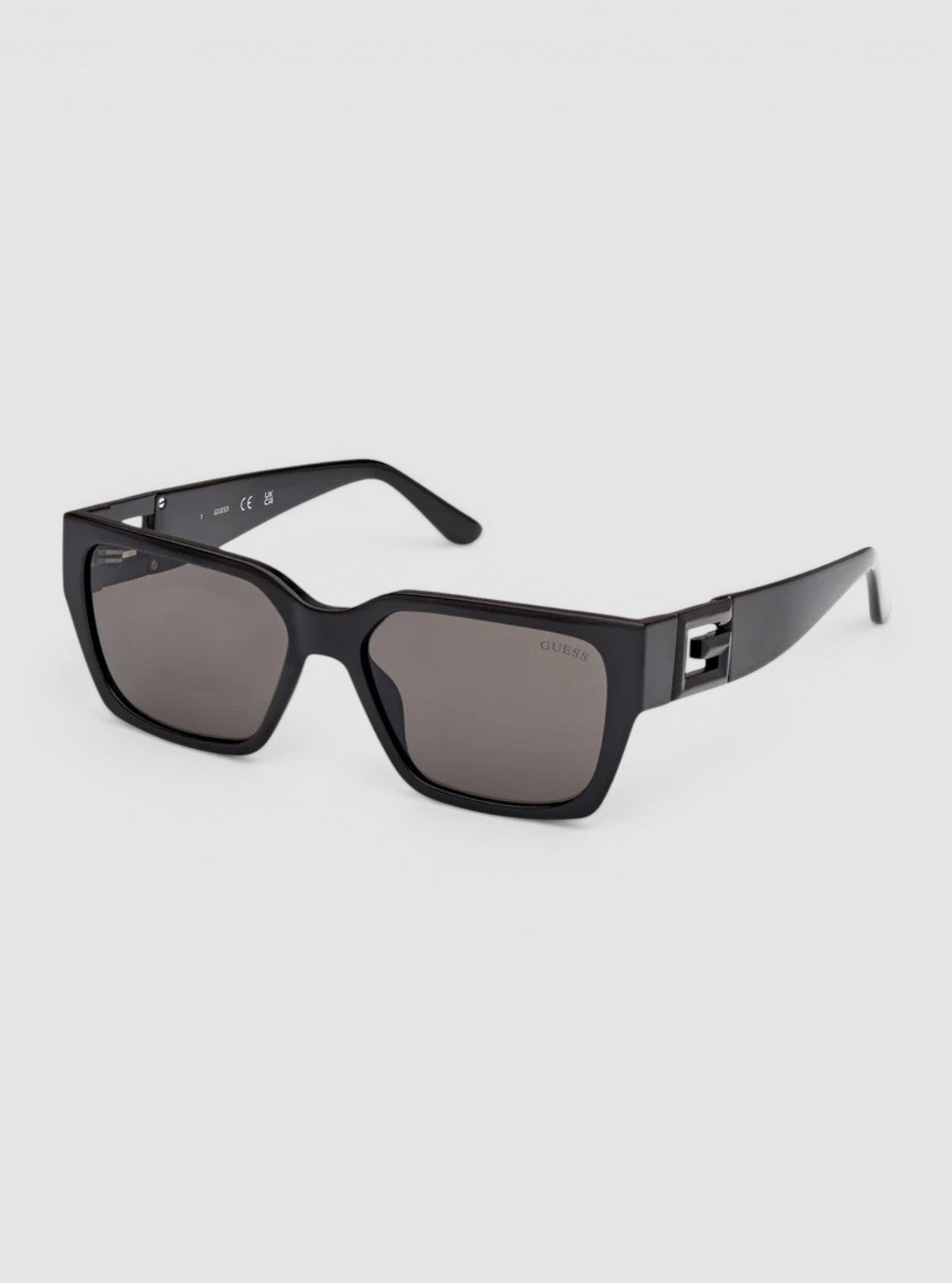 GUESS Accessories Black Rectangular Sunglasses GU791601A Side View