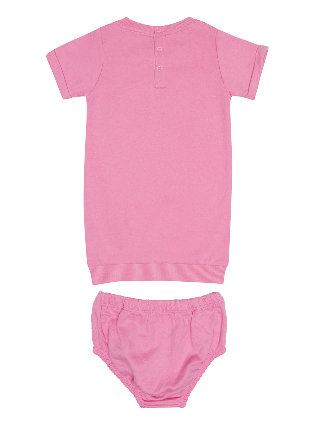 GUESS Baby Girl Ciclamino Vibes Dress And Panties 2-Piece Set (0-12m) A3RK01KB4O0 Back View
