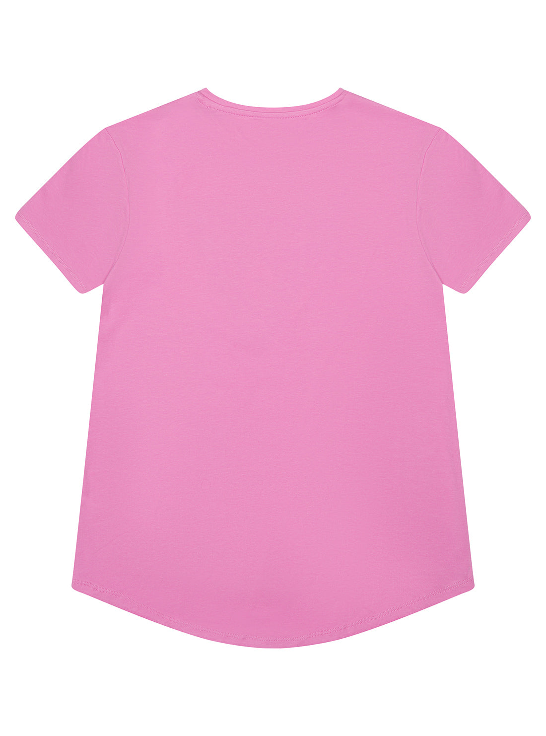 GUESS Big Girl Ciclamino Pink Logo T-Shirt (7-16) J3RI32K6YW1 Back View