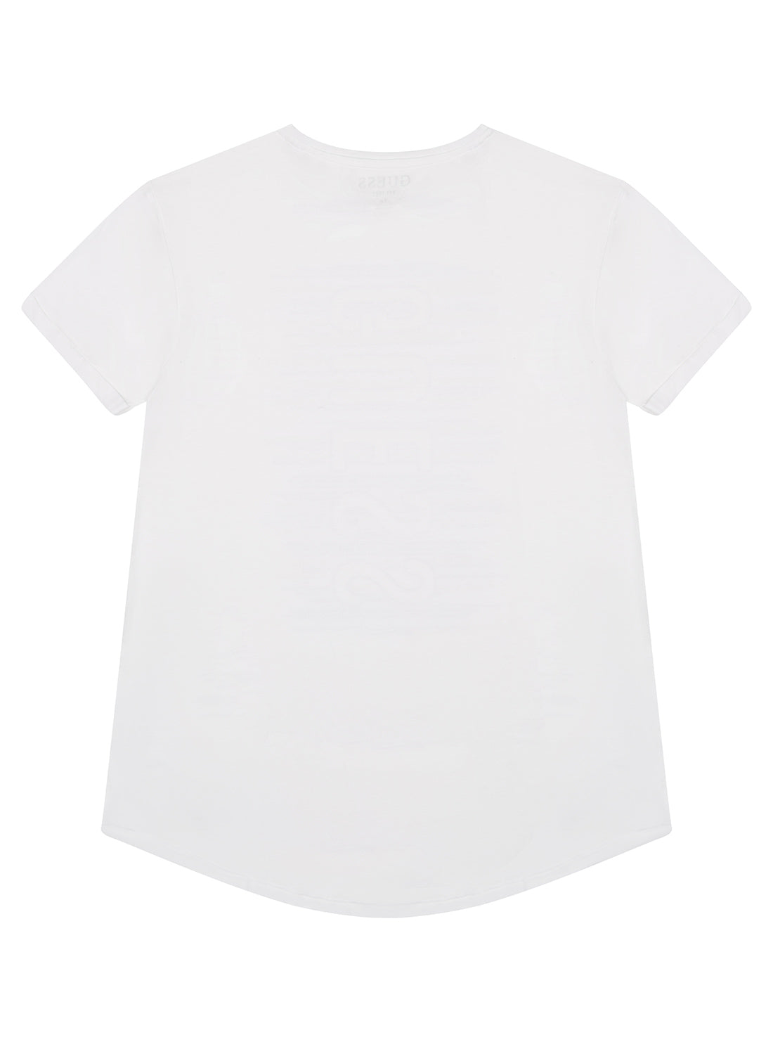 GUESS Big Girl White Sequined Logo T-Shirt (7-16) J3RI15KAPO0 Back View