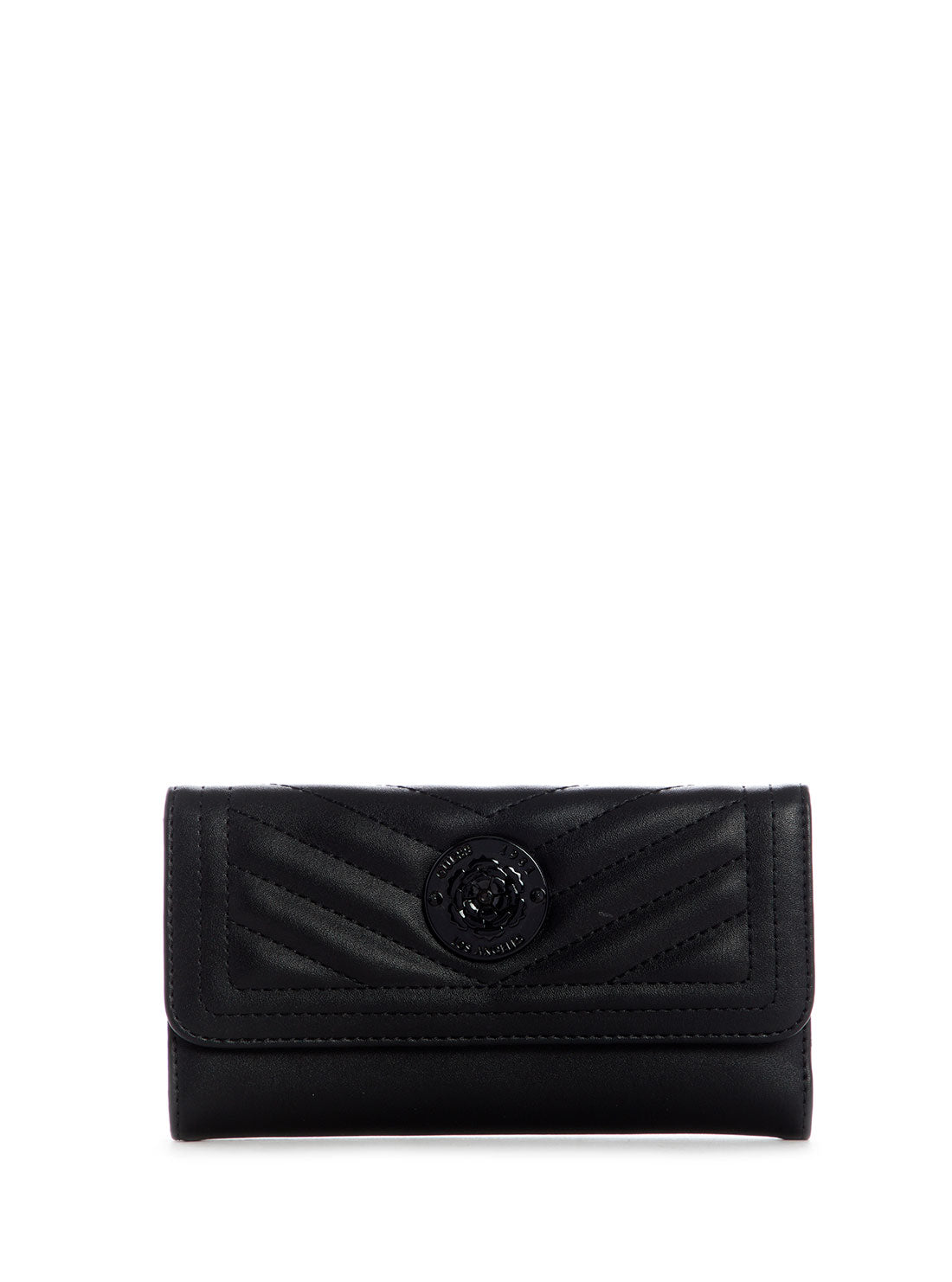 GUESS Black Noelle Multi Clutch front view