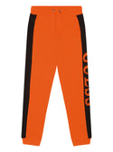 GUESS Little Boy Eco Orange Logo Active Pants (2-7) N3RQ12KA6R3 Front View