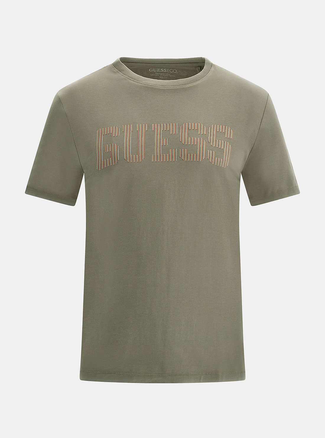 GUESS Men's Eco Green Ermak Logo T-Shirt M3RI05J1314 Ghost View