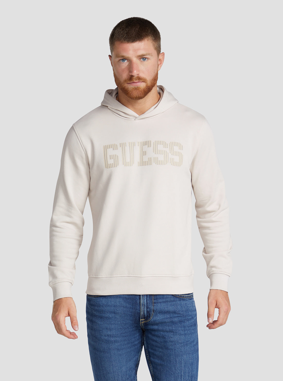 Guess hotsell logo hoodie