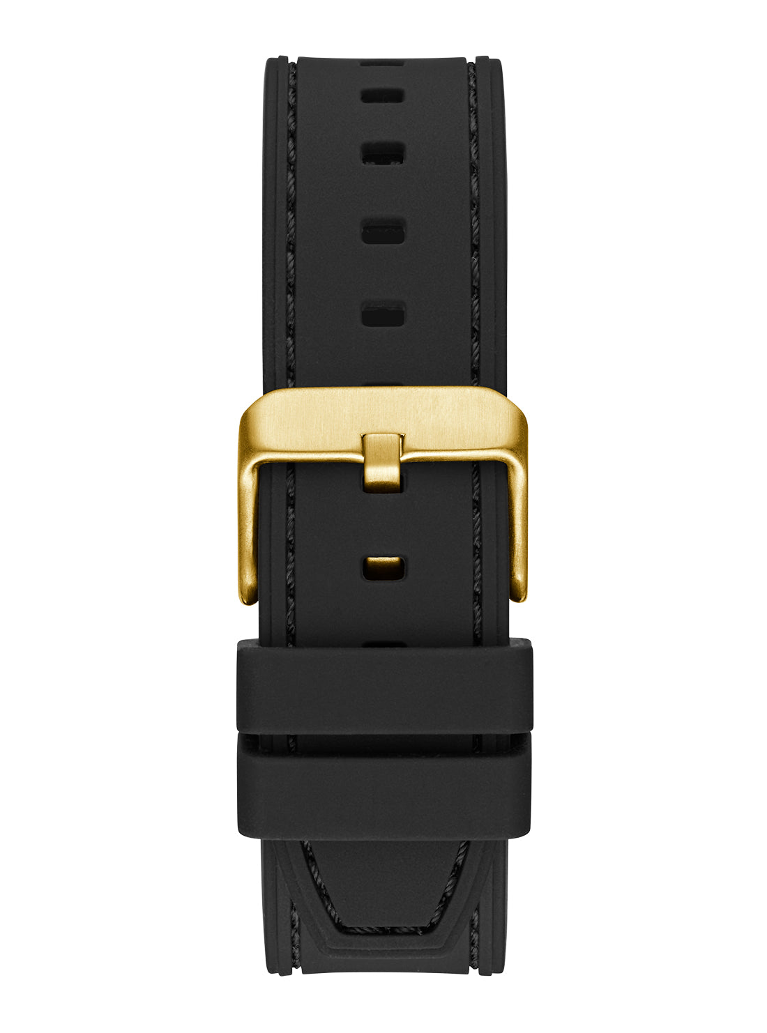 GUESS Men's Green Gold Headline Silicone Watch GW0571G3 Back View