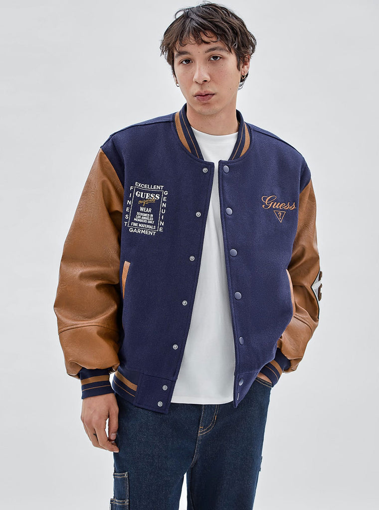 Varsity jacket sale guess