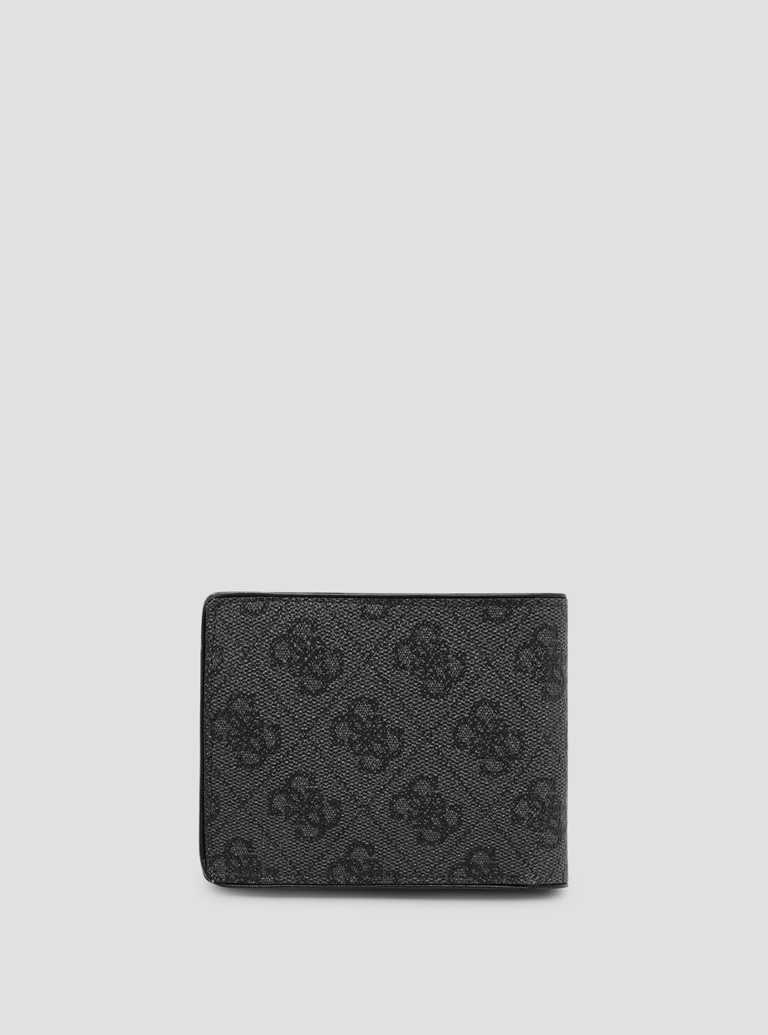 GUESS Mens Wallet Black Quattro G Slimfold Wallet 31GUE13217 Back View
