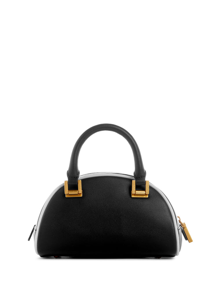 Black Mildred Mini Bowler Bag - GUESS