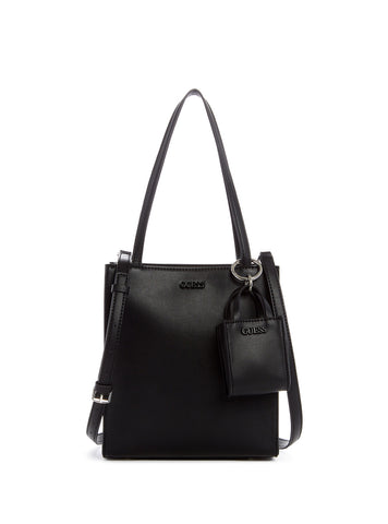 Denim Coal Logo Monique Tote Bag - GUESS