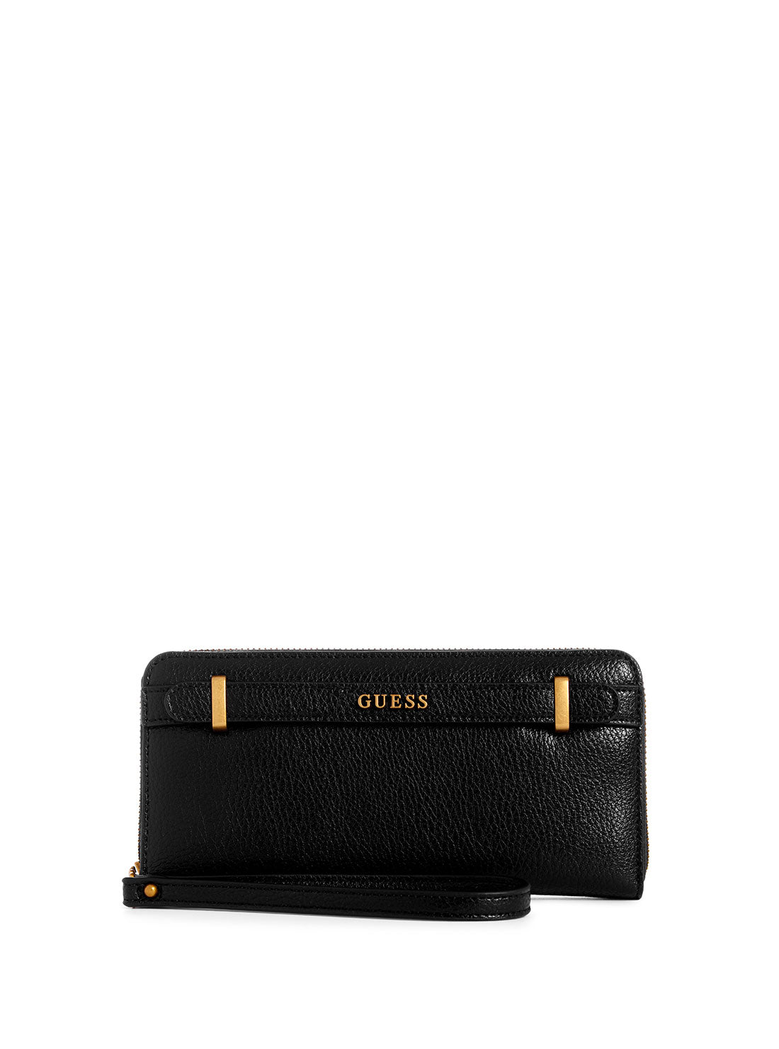 GUESS Women's Black Sestri Large Wallet BB898546 Front View